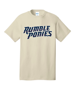 Binghamton Rumble Ponies Mens Home Jersey T-Shirt Natural