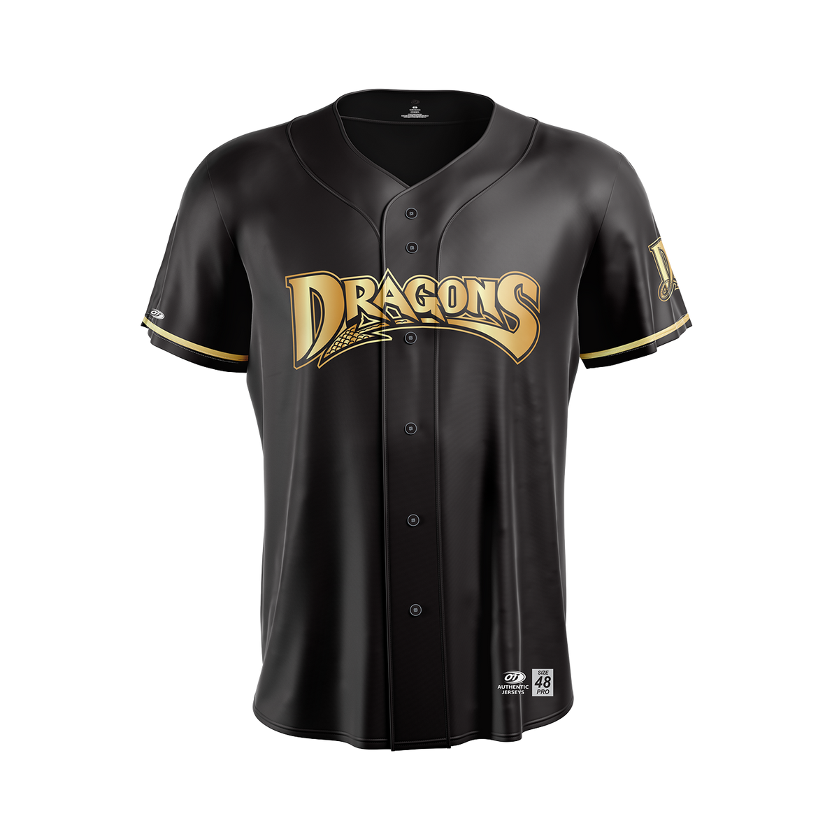 Dayton Dragons Metallic Baseball Jersey