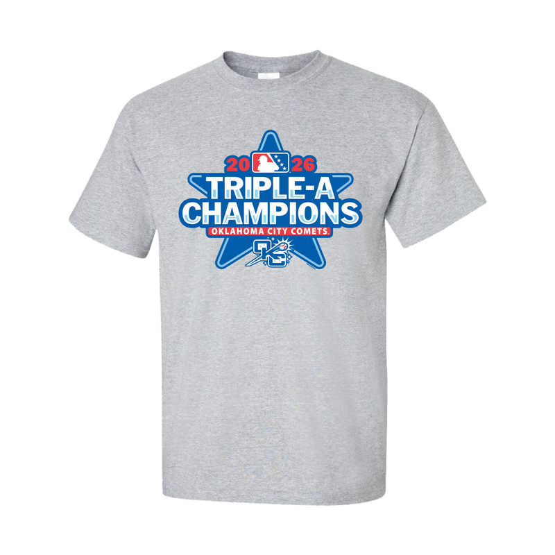 OKC Comets 2026 Triple-A Champions Tee