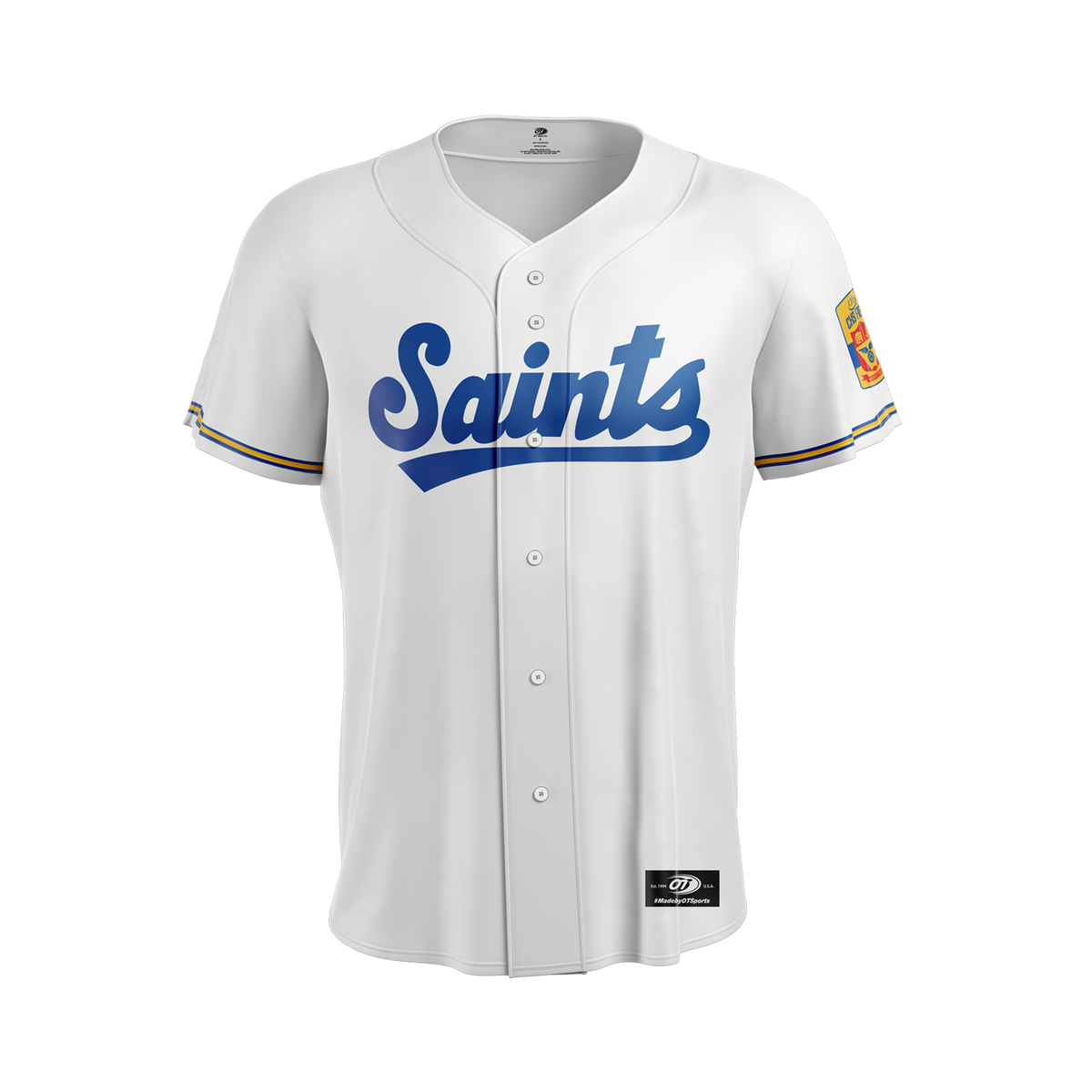 St. Paul Saints OT Sports Replica White Home Jersey