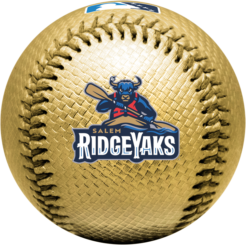 Salem RidgeYaks Rawlings Gold Baseball