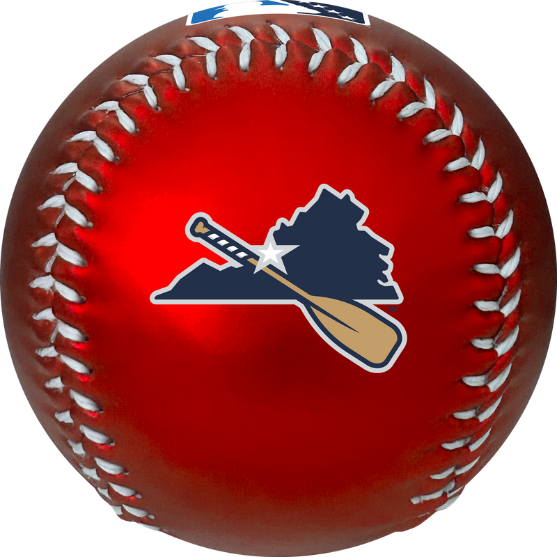 Salem RidgeYaks Rawlings Red Metallic Baseball