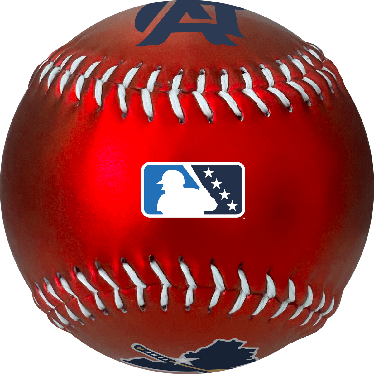 Salem RidgeYaks Rawlings Red Metallic Baseball