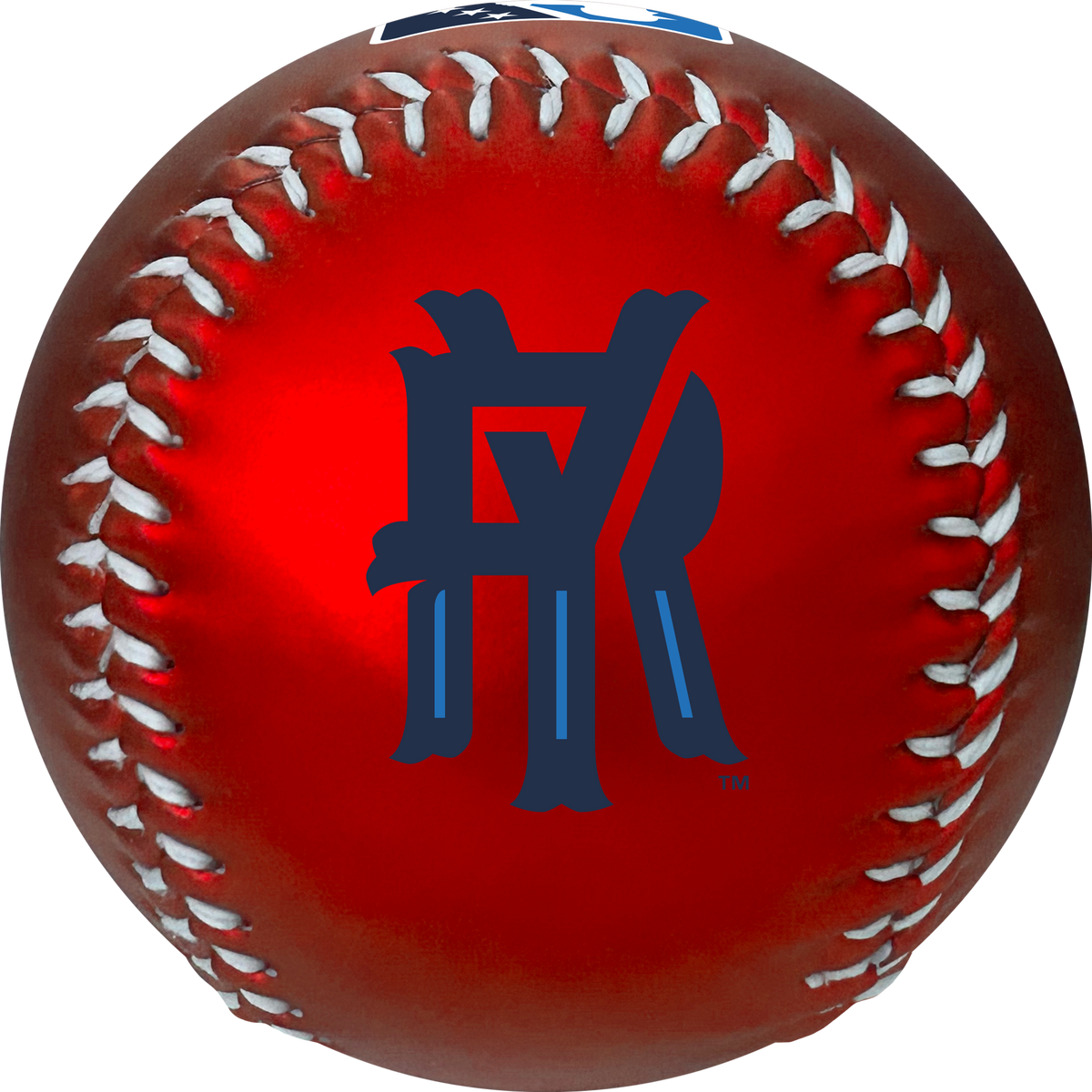 Salem RidgeYaks Rawlings Red Metallic Baseball
