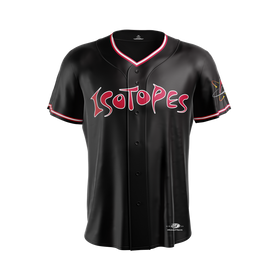 Albuquerque Isotopes Jersey-Black Replica Sublimated