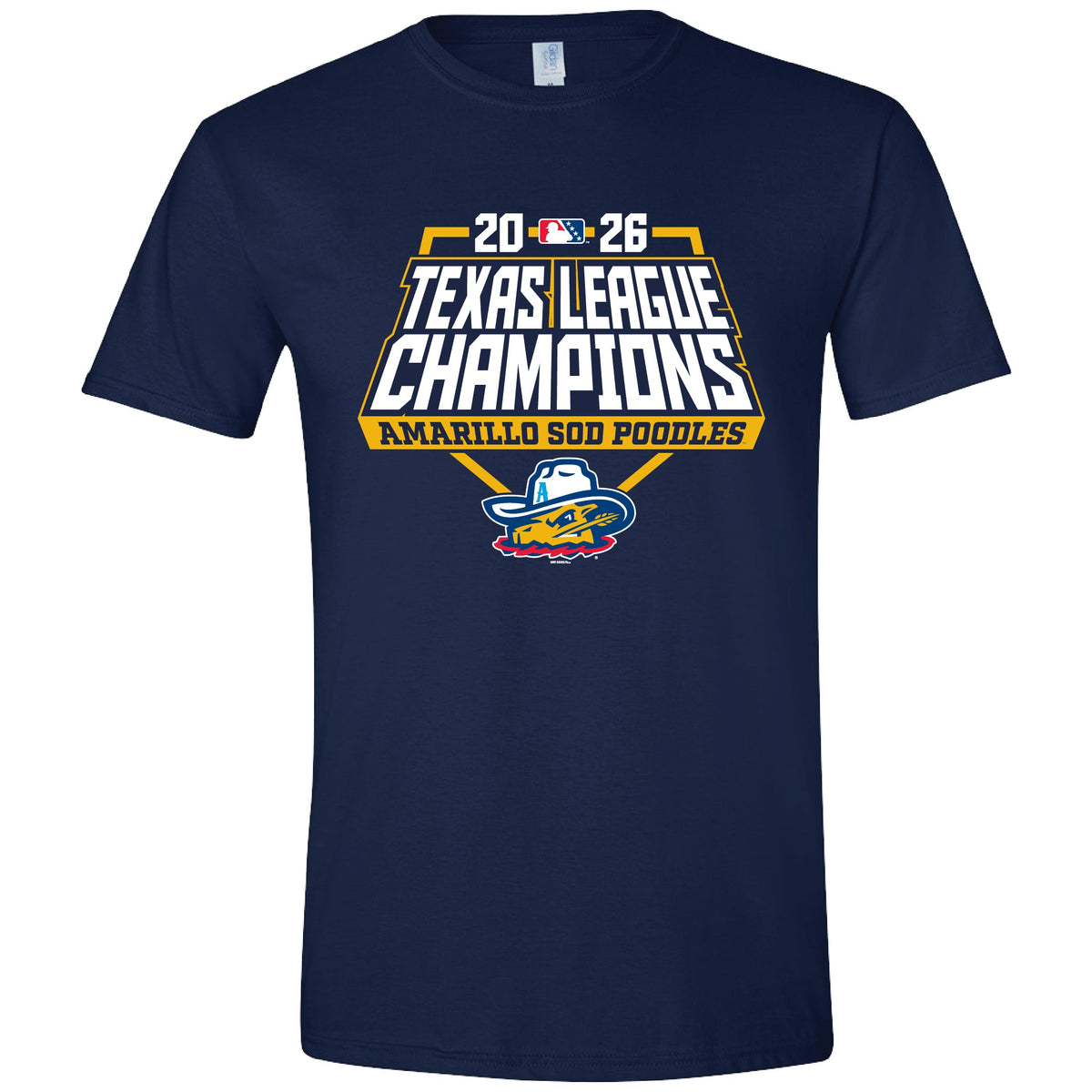 Amarillo Sod Poodles 2026 Texas League Champion Tee