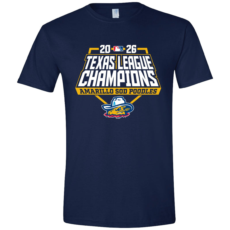 Amarillo Sod Poodles 2026 Texas League Champion Tee