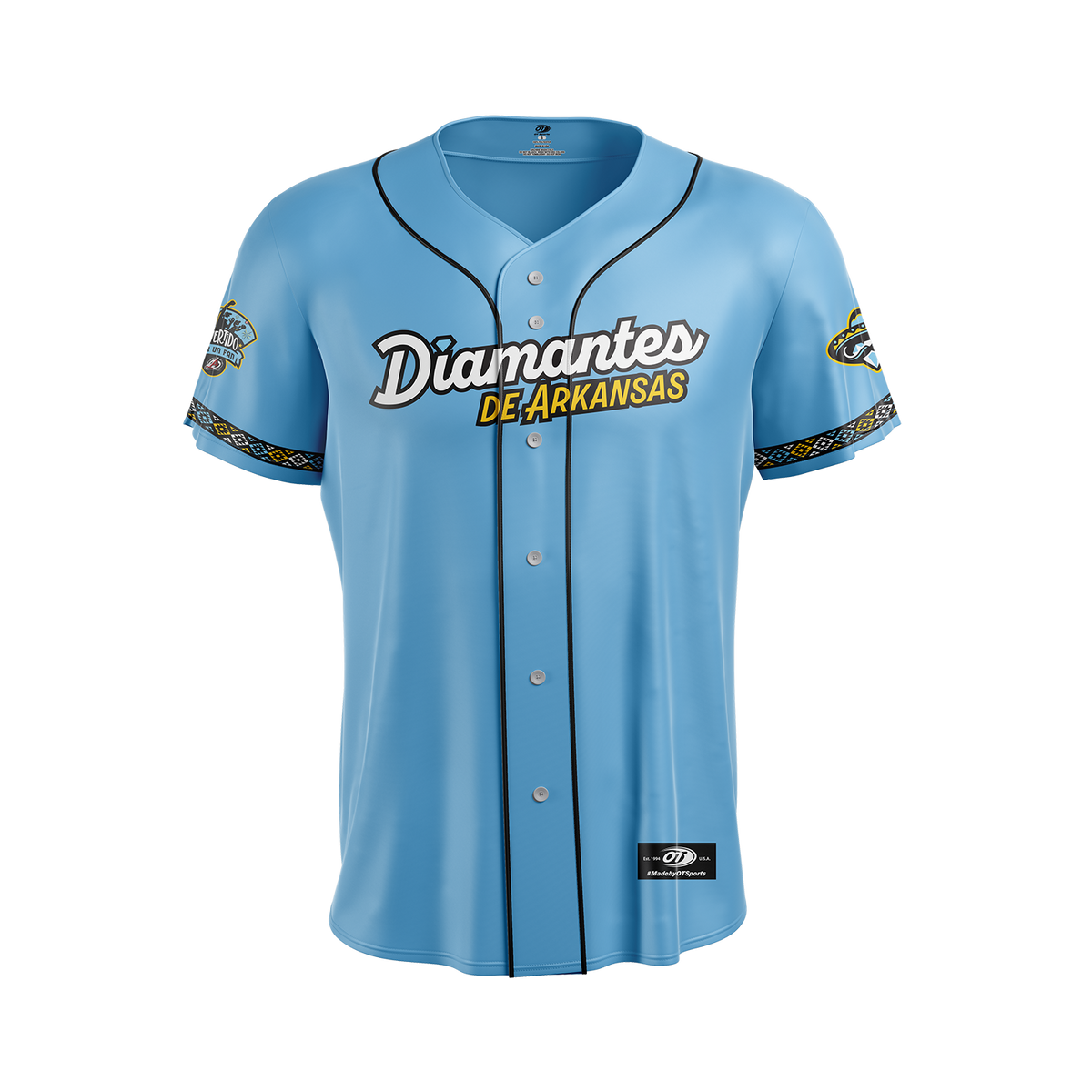 Diamantes de Arkansas OT Sports Adult Replica Jersey