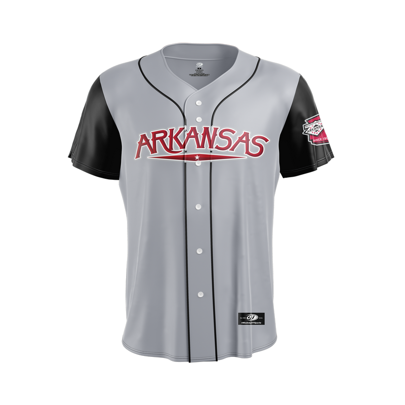 Arkansas Travelers OT Sports Youth Road Grey Replica Jersey