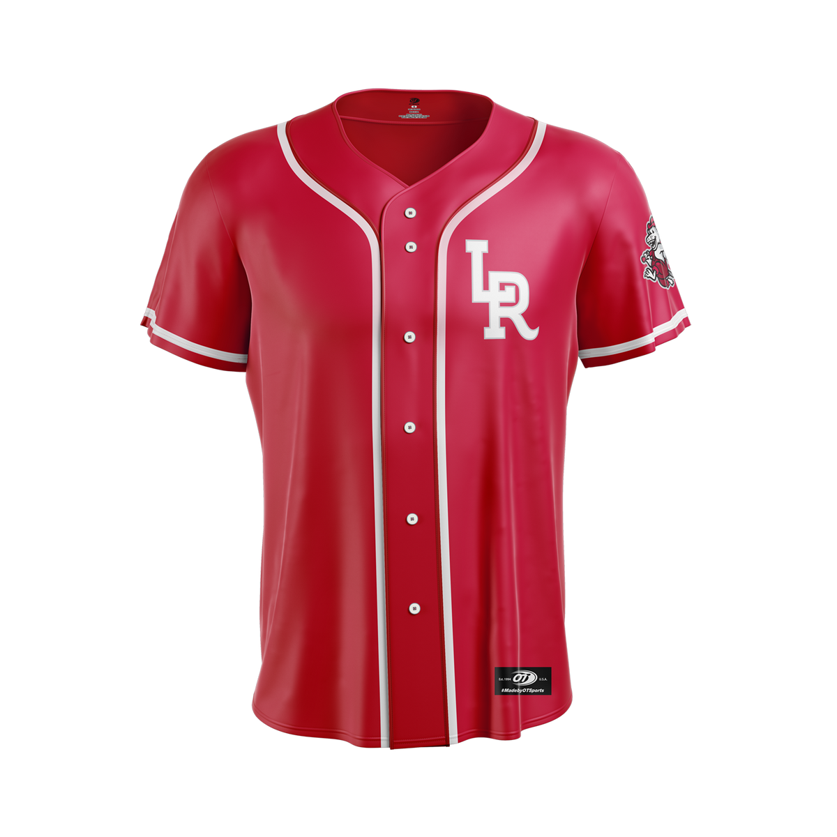 Arkansas Travelers OT Sports Adult Alternate Red Replica Jersey