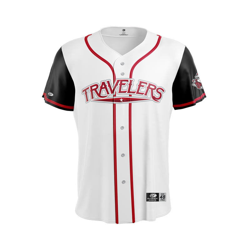 Arkansas Travelers OT Sports Adult Home White Authentic Jersey