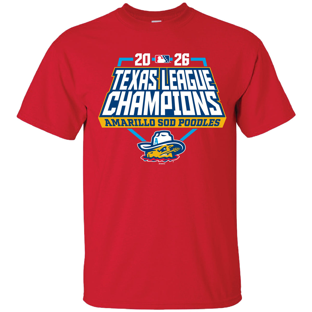 Amarillo Sod Poodles 2026 Texas League Champion Tee