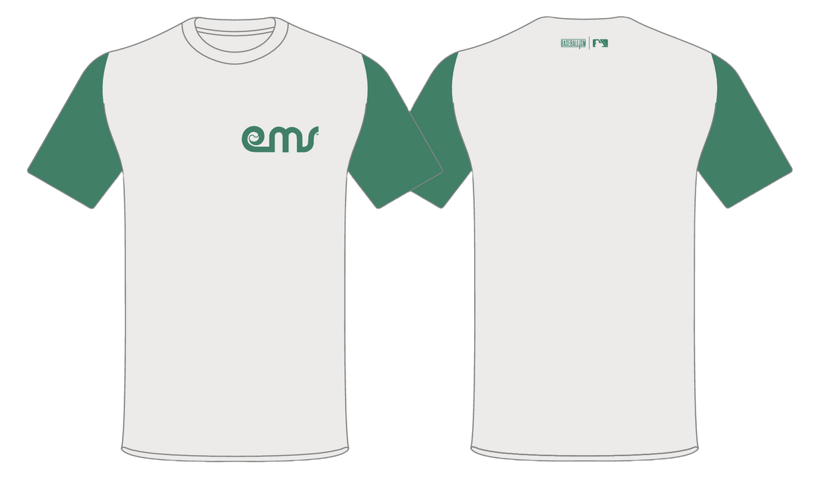 Eugene Emeralds Baseballism Vintage Ems T-Shirt