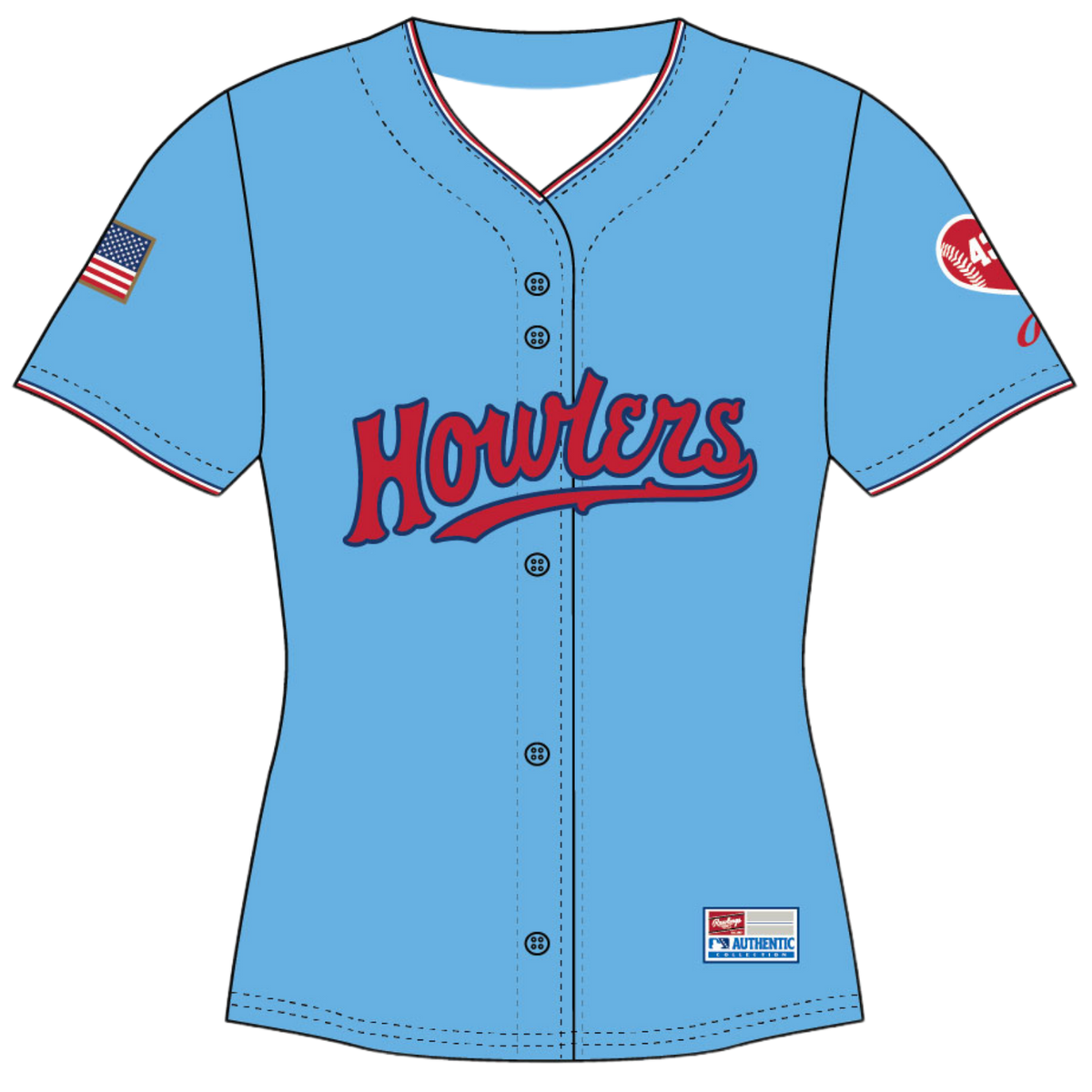 Hill City Howlers Women's Alternate 1 Replica Sublimated Jersey