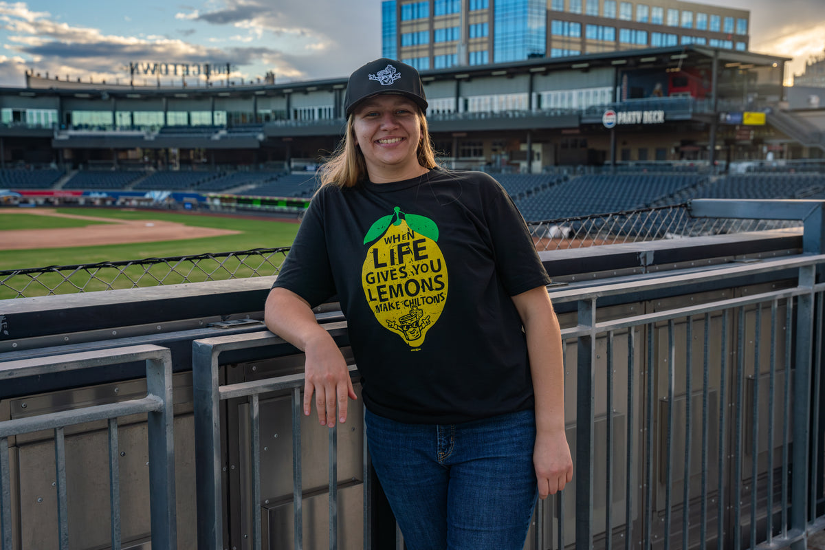 Chiltons Life Lemons Black Tee