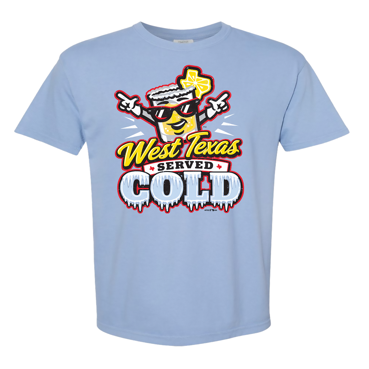 Chiltons Blue West Texas Cold Tee