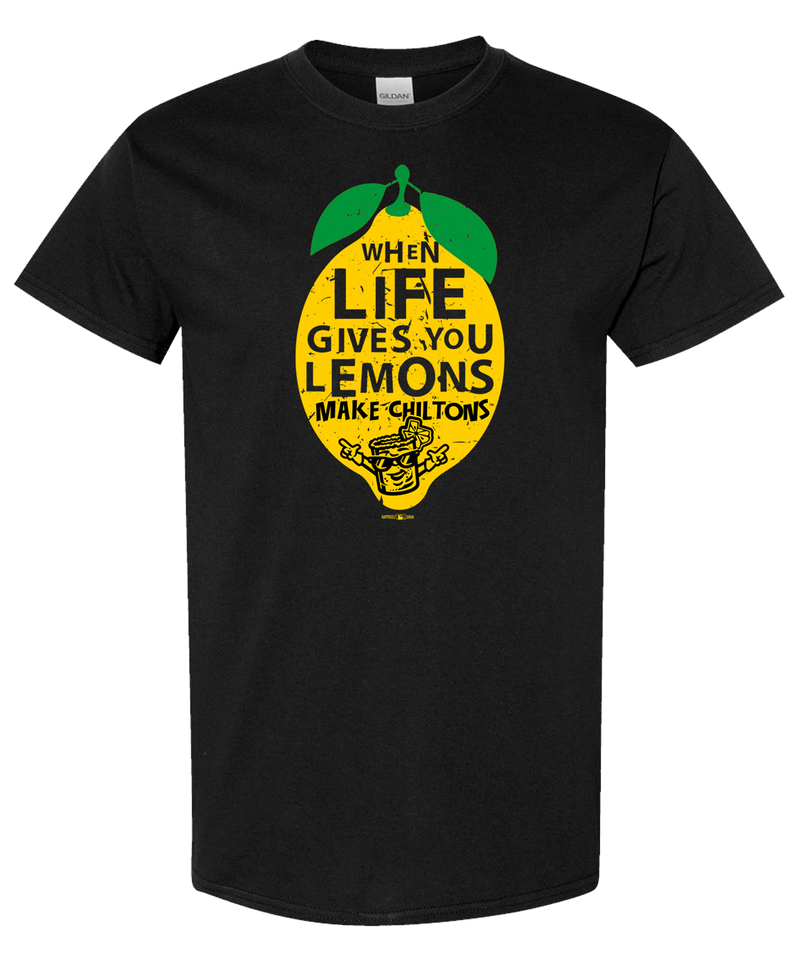 Chiltons Life Lemons Black Tee