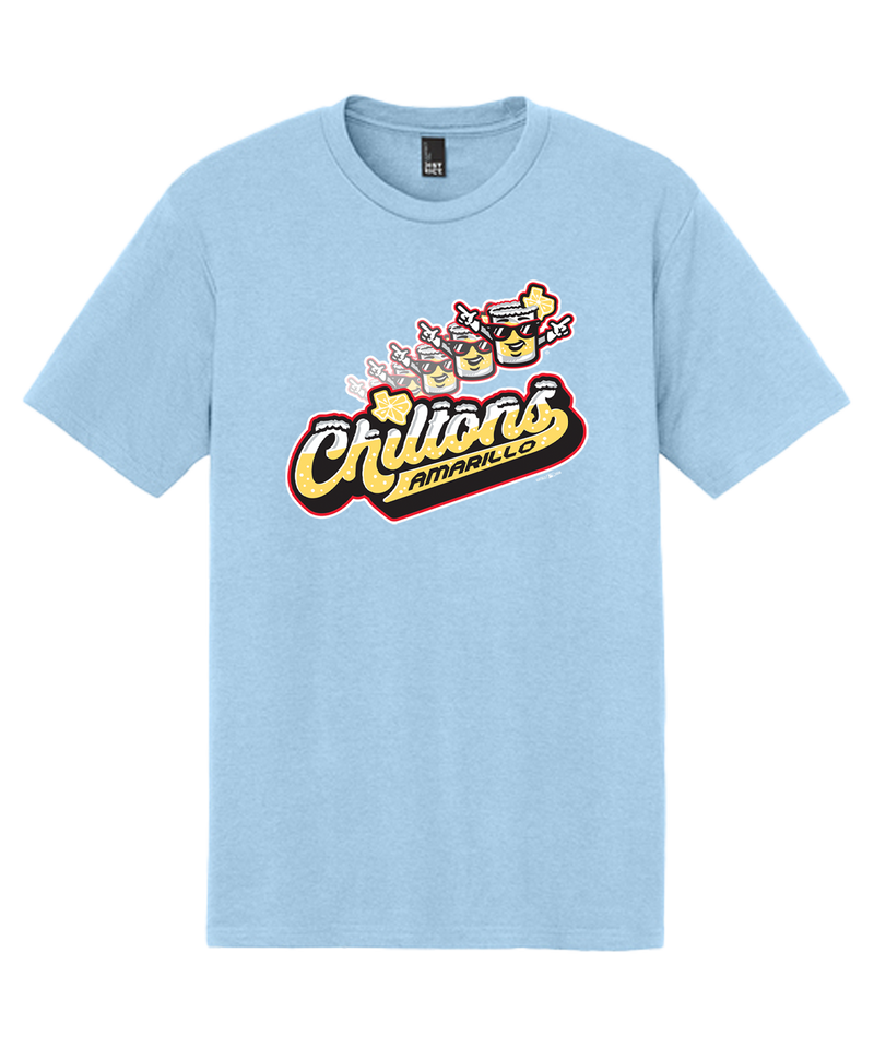 Chiltons Repeat Ice Blue Tee