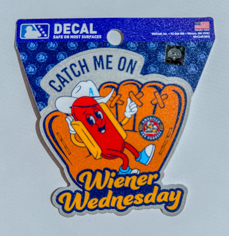 Amarillo Sod Poodles Wiener Wednesday Lifestyle Decal