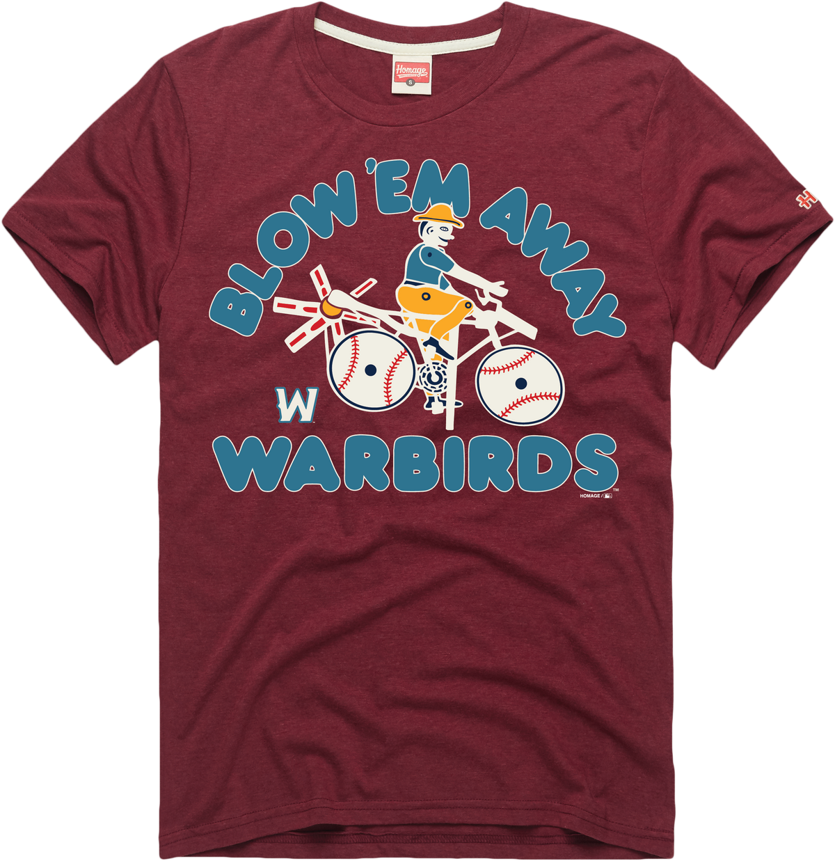 Wilson Warbirds Homage Red Whirligig T-Shirt