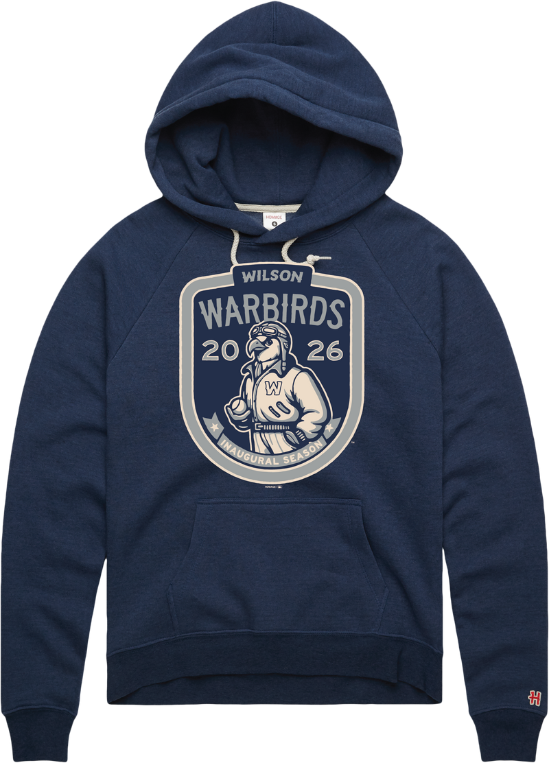 Wilson Warbirds Homage Navy 2026 Inaugural Season Womens Hoodie