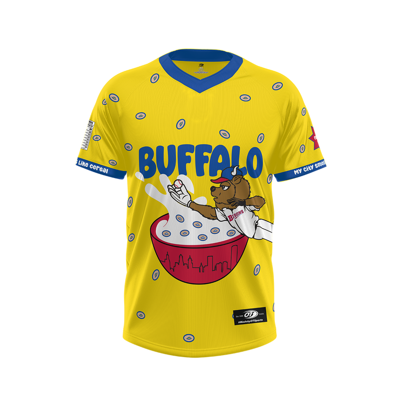 Buffalo Bisons Cereal Sub Blank Replica Jersey
