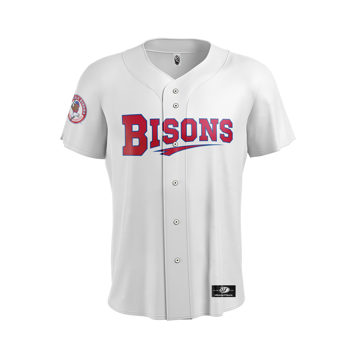 Buffalo Bisons Sublimated Home Replica Jersey