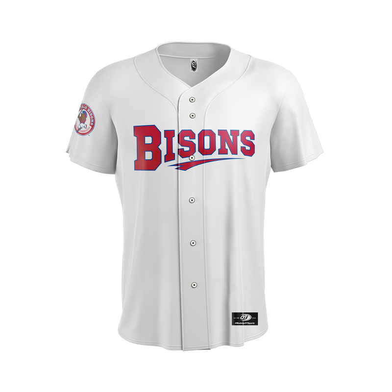 Buffalo Bisons Sublimated Home Replica Jersey