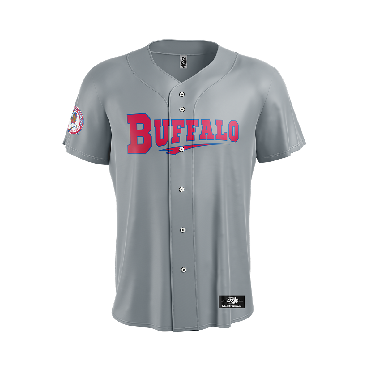 Buffalo Bisons Sublimated Road Replica Jersey