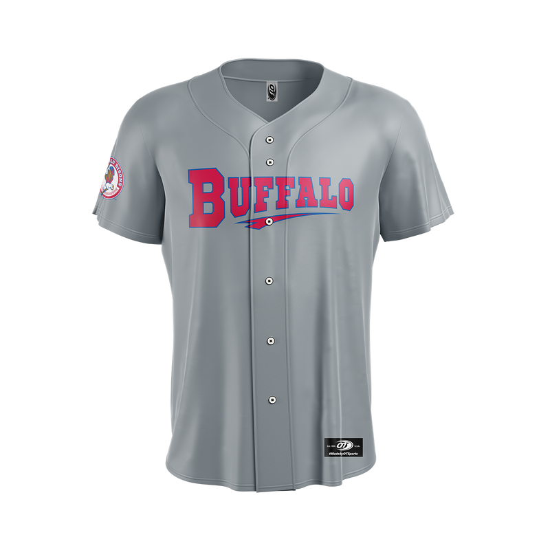 Buffalo Bisons Sublimated Road Replica Jersey