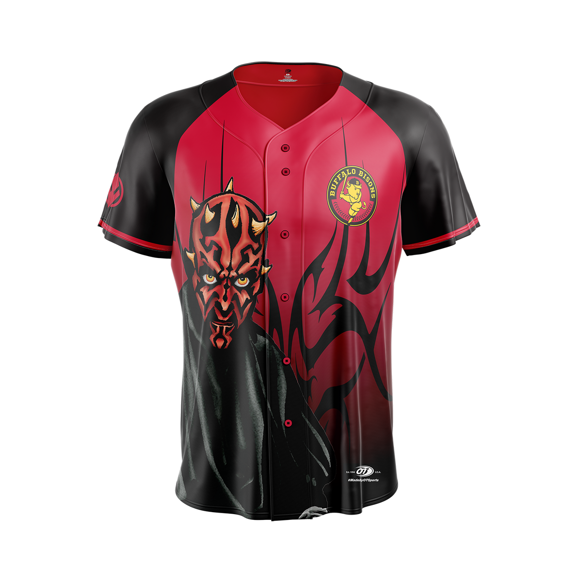 Youth Buffalo Bisons Star Wars Darth Maul Replica Jersey Blank