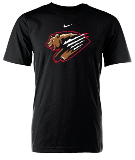 Fresno Grizzlies Black Primary Logo Tee