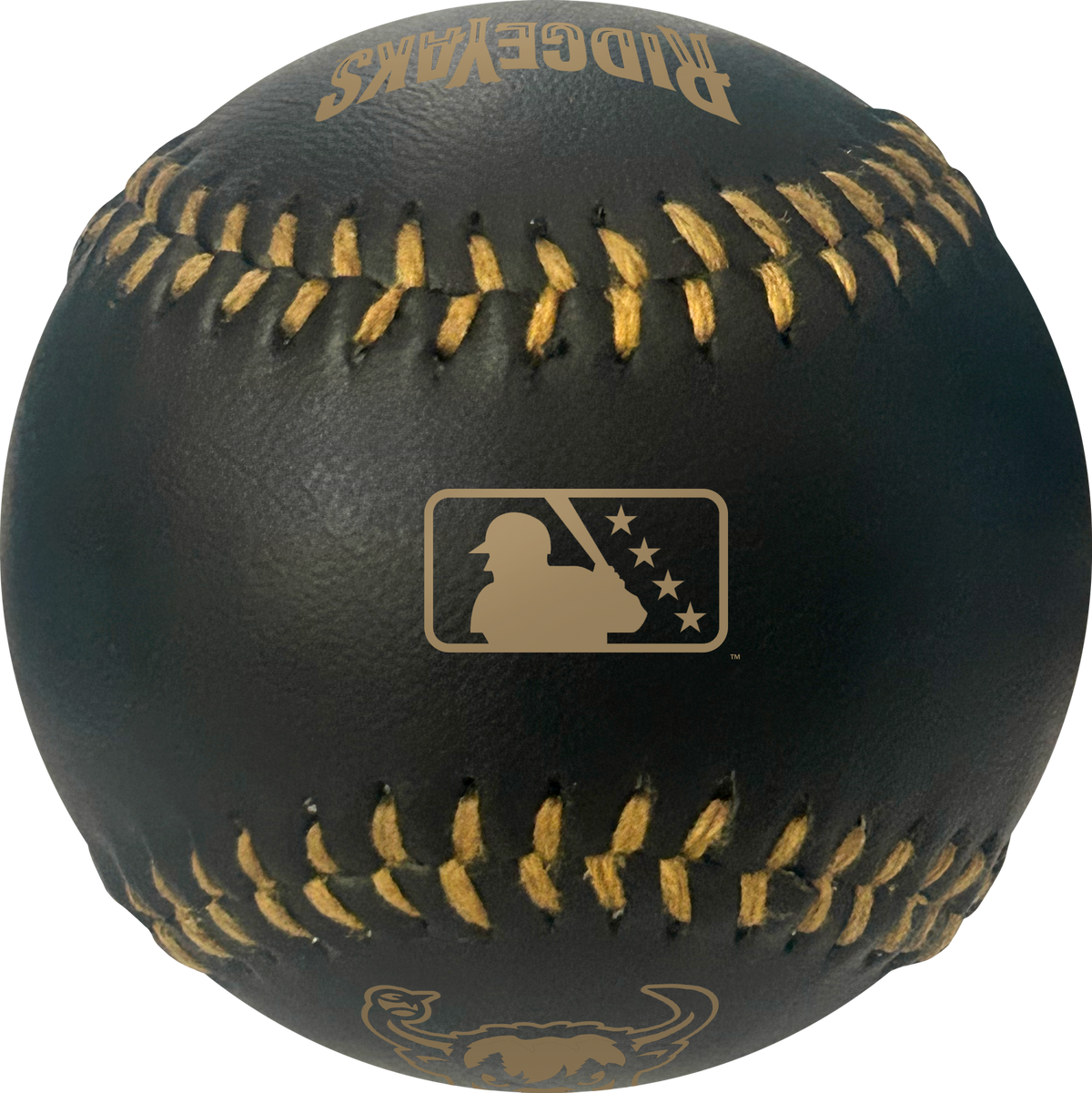 Salem RidgeYaks Rawlings Black and Gold Baseball