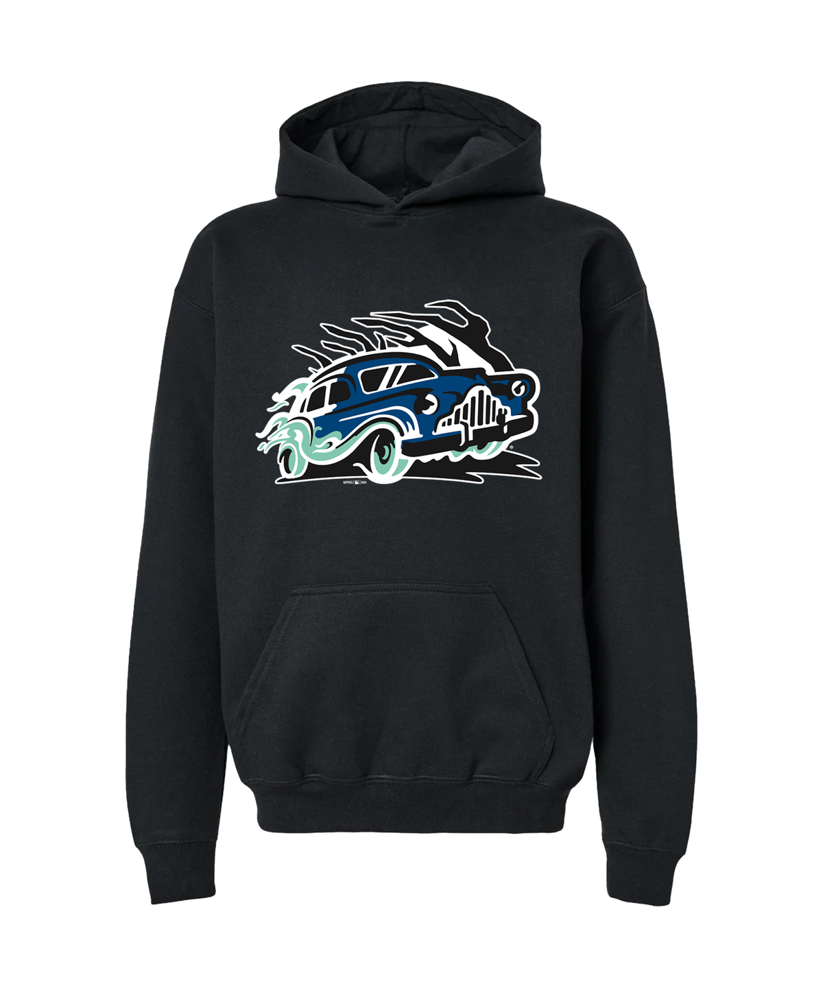 Eerie Wearies Black Roadster Youth Hoodie