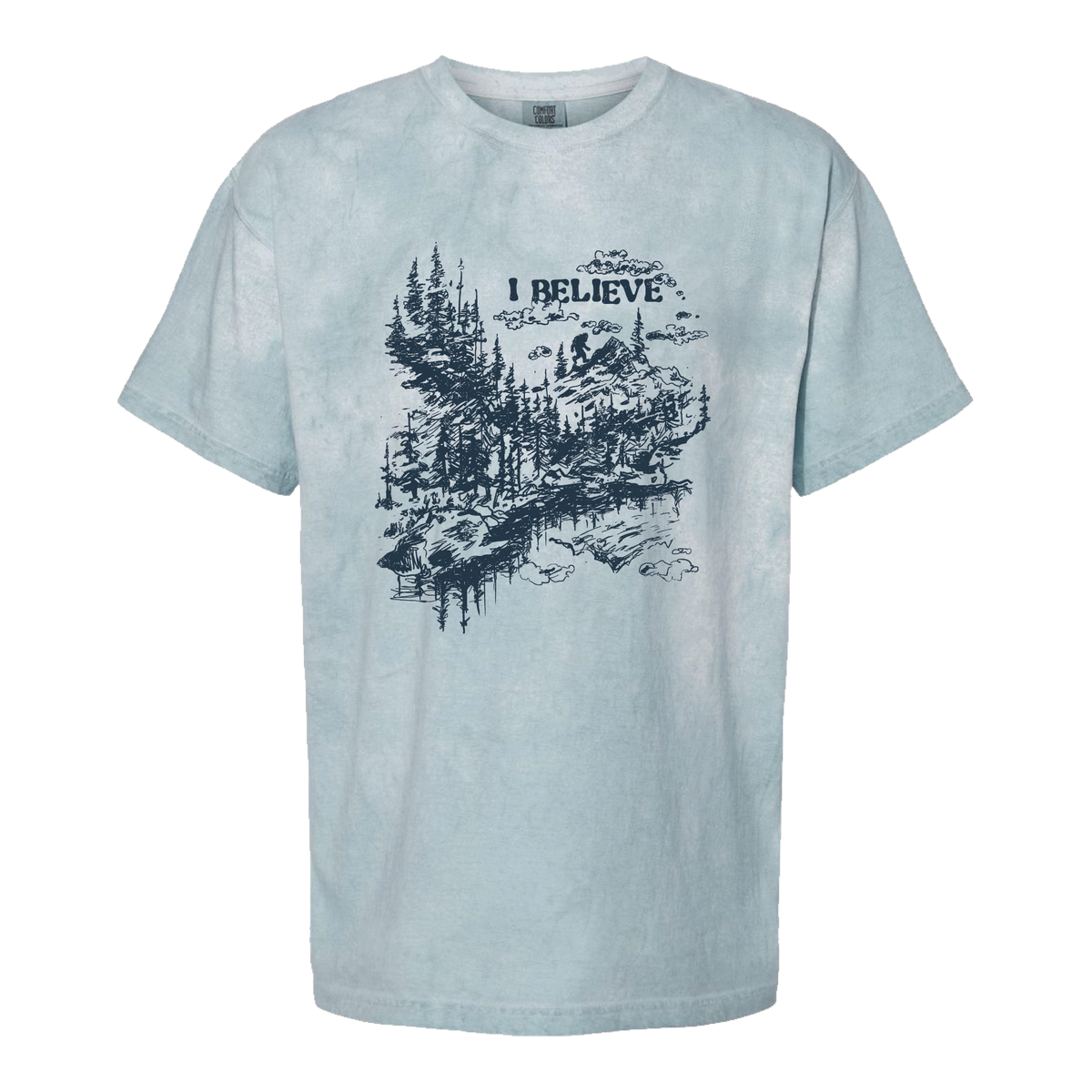 Eugene Emeralds Bigfoot 'I Believe' T-Shirt