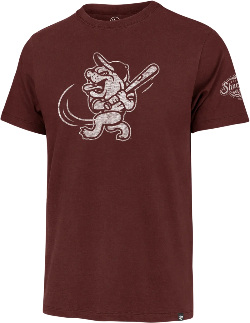 Biloxi Shuckers '47 Brand Co Brand Tee with Mississippi State Preorder Only