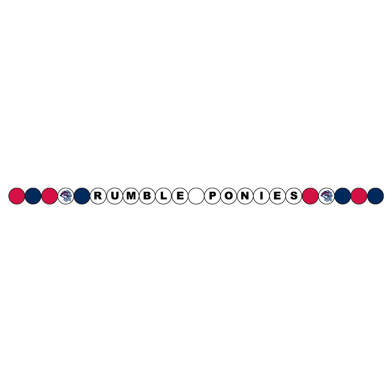 Binghamton Rumble Ponies Friendship Bracelet