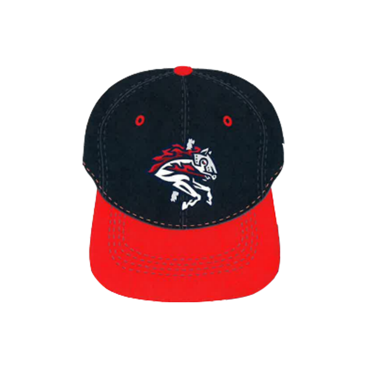 Binghamton Rumble Ponies Replica Cap - Twill ALT 2 Navy/Red