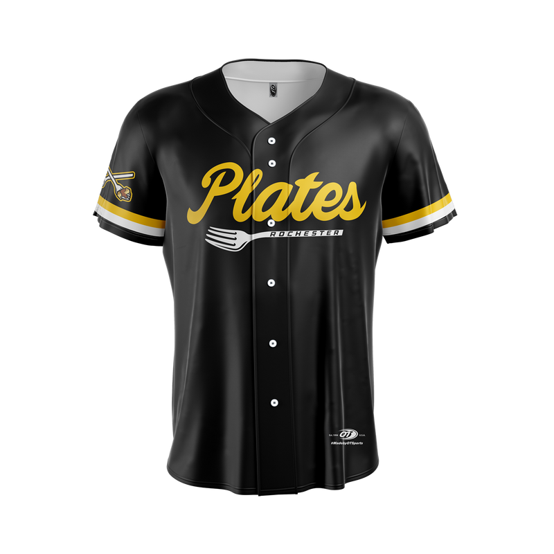 Rochester Plates Black Replica Jersey