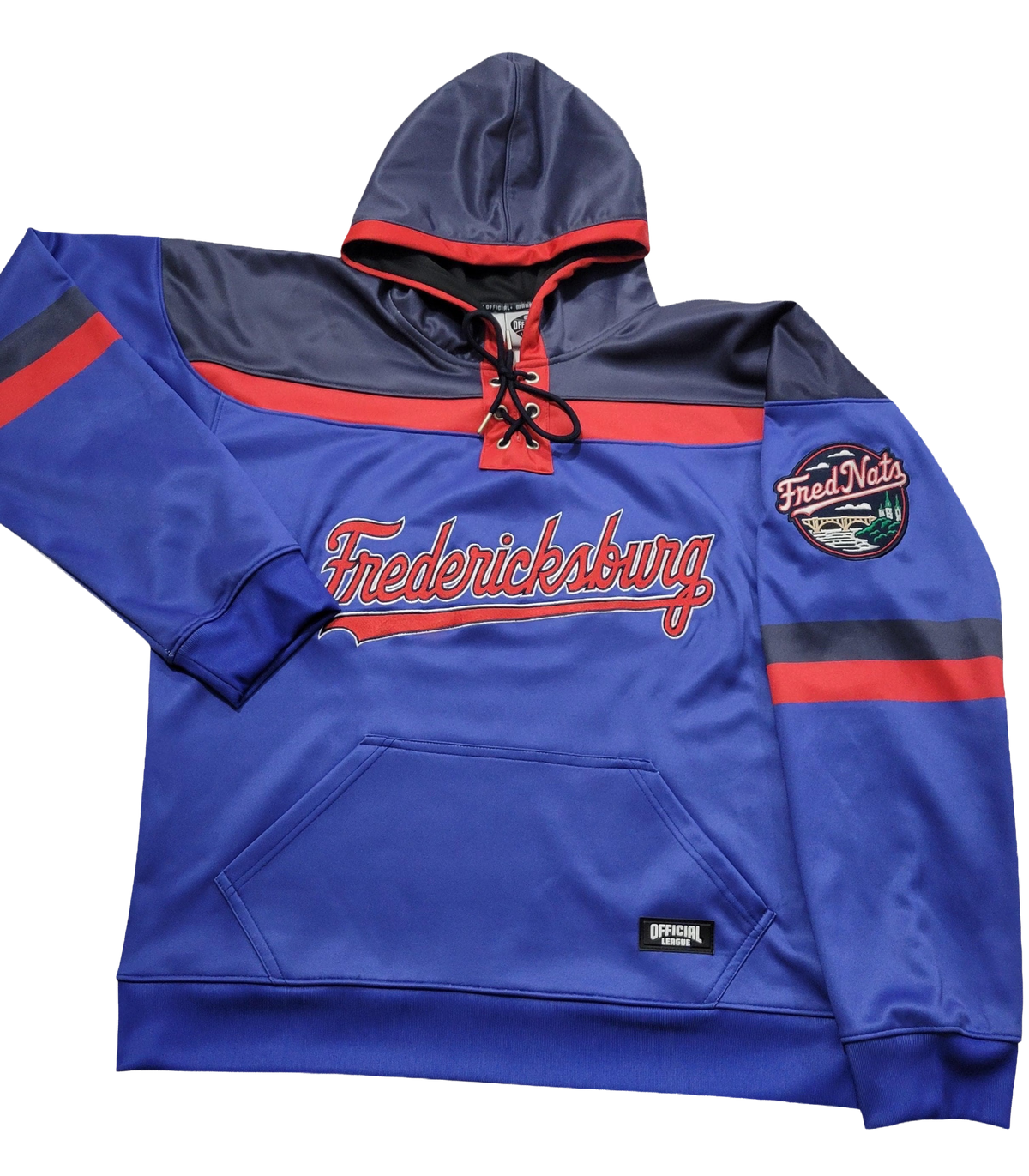 Official League Blue Hockey Hoodie