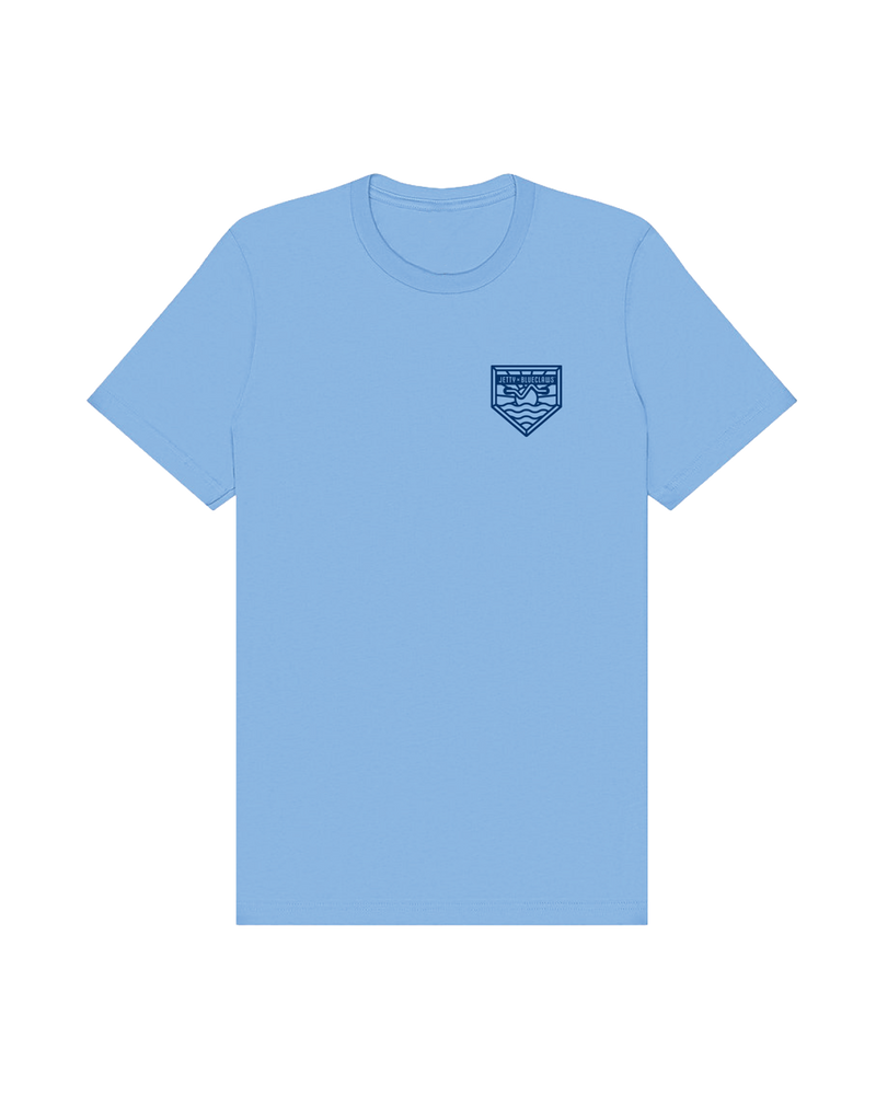 Jersey Shore BlueClaws Jetty X BlueClaws Collab Beach Badge T- Shirt
