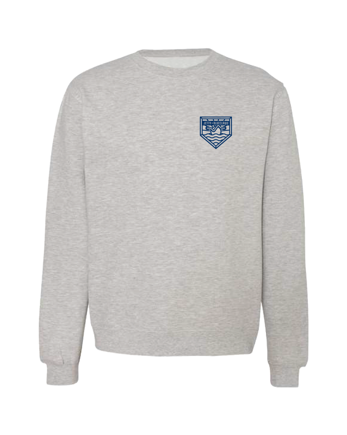 Jersey Shore BlueClaws Jetty X BlueClaws Beach Badge Crewneck Sweatshirt