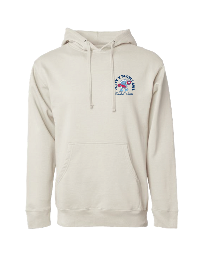 Jersey Shore BlueClaws Jetty X BlueClaws Catchin' Waves Hoodie