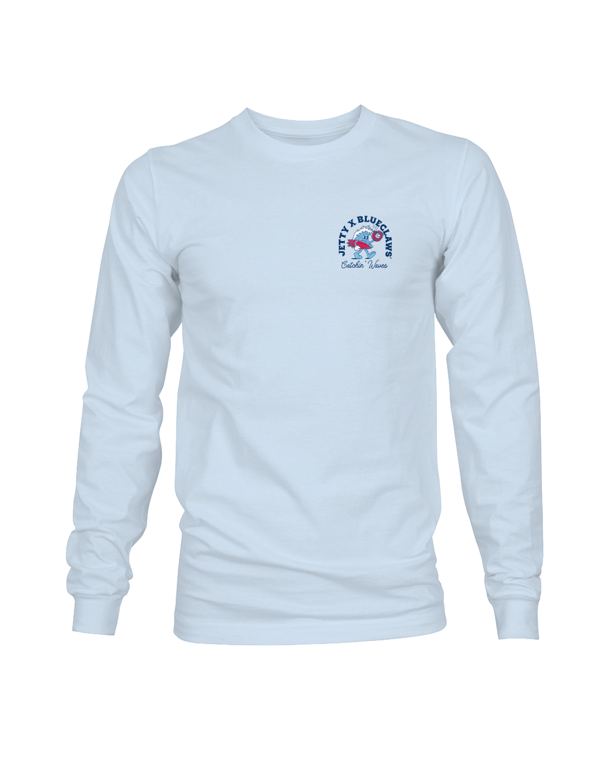 Jersey Shore BlueClaws Jetty X BlueClaws Catchin' Waves Long Sleeve