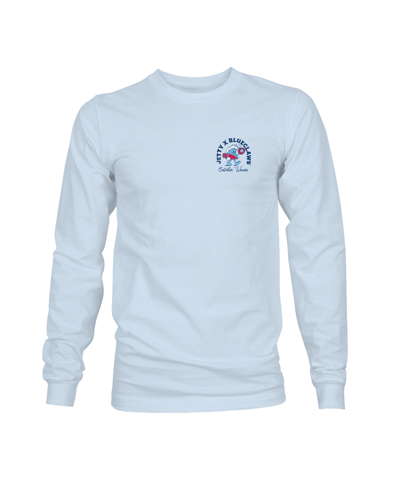 Jersey Shore BlueClaws Jetty X BlueClaws Catchin' Waves Long Sleeve