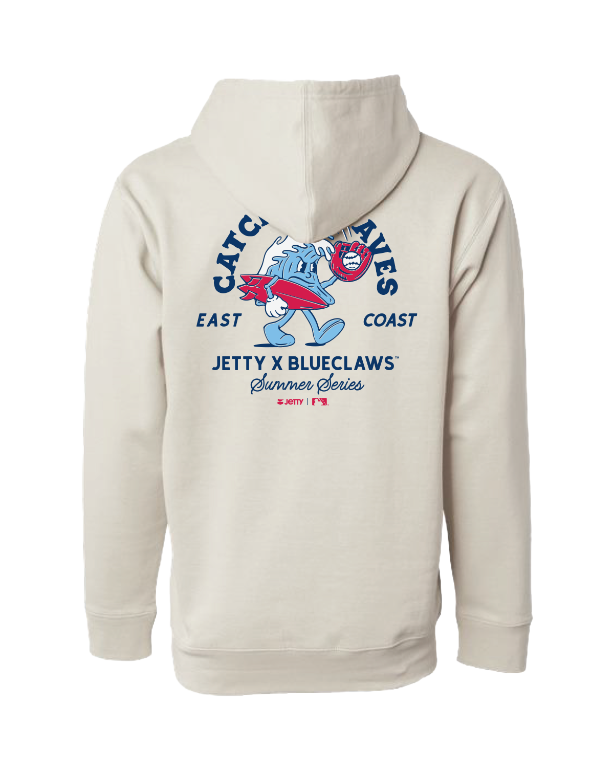 Jersey Shore BlueClaws Jetty X BlueClaws Catchin' Waves Hoodie