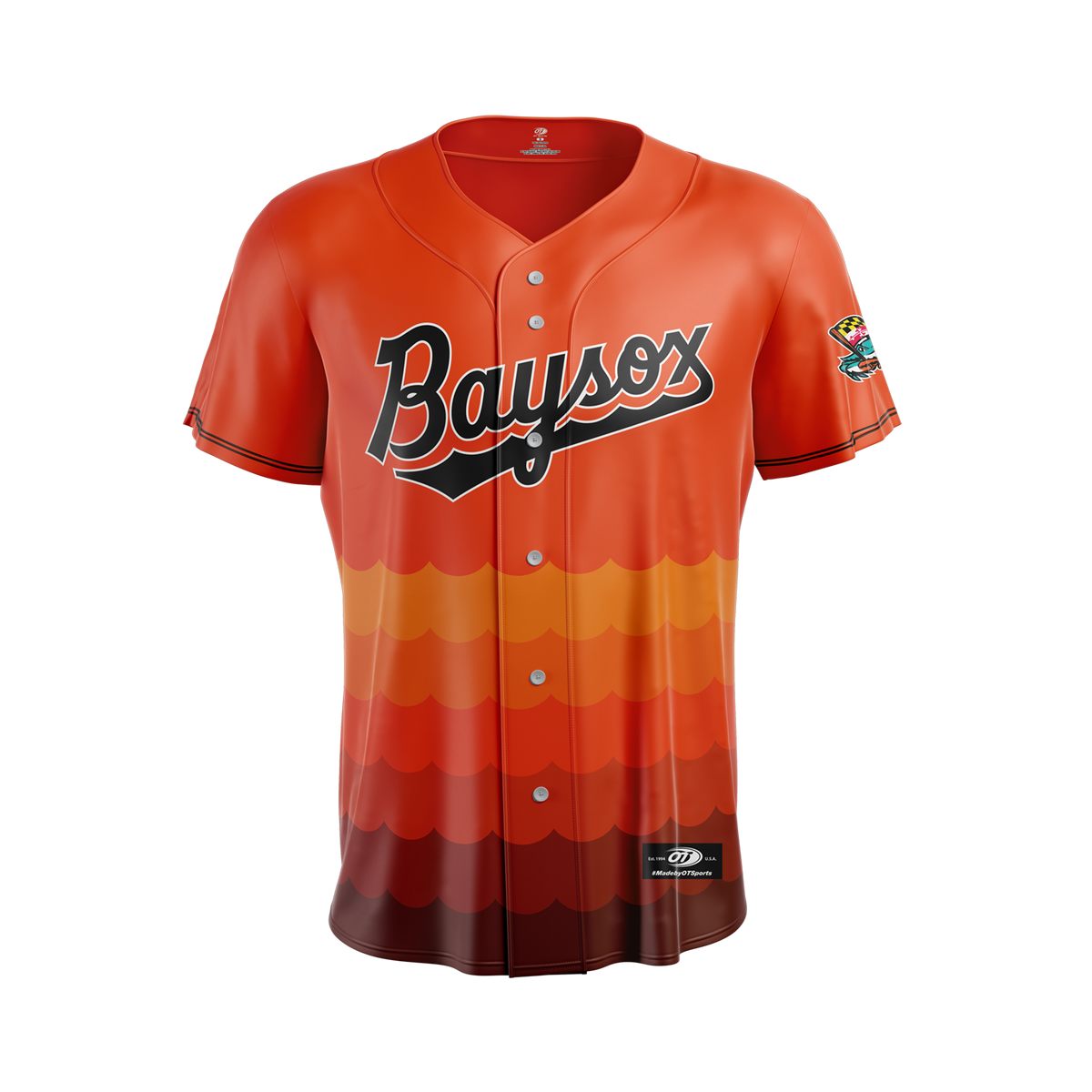 Chesapeake Baysox ADULT Alternate ORANGE Jersey