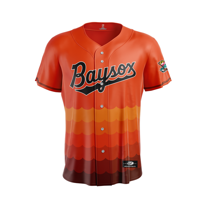 Chesapeake Baysox YOUTH Alternate ORANGE Jersey