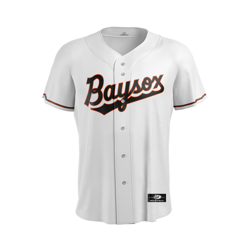 Chesapeake Baysox ADULT Replica Home WHITE Jersey