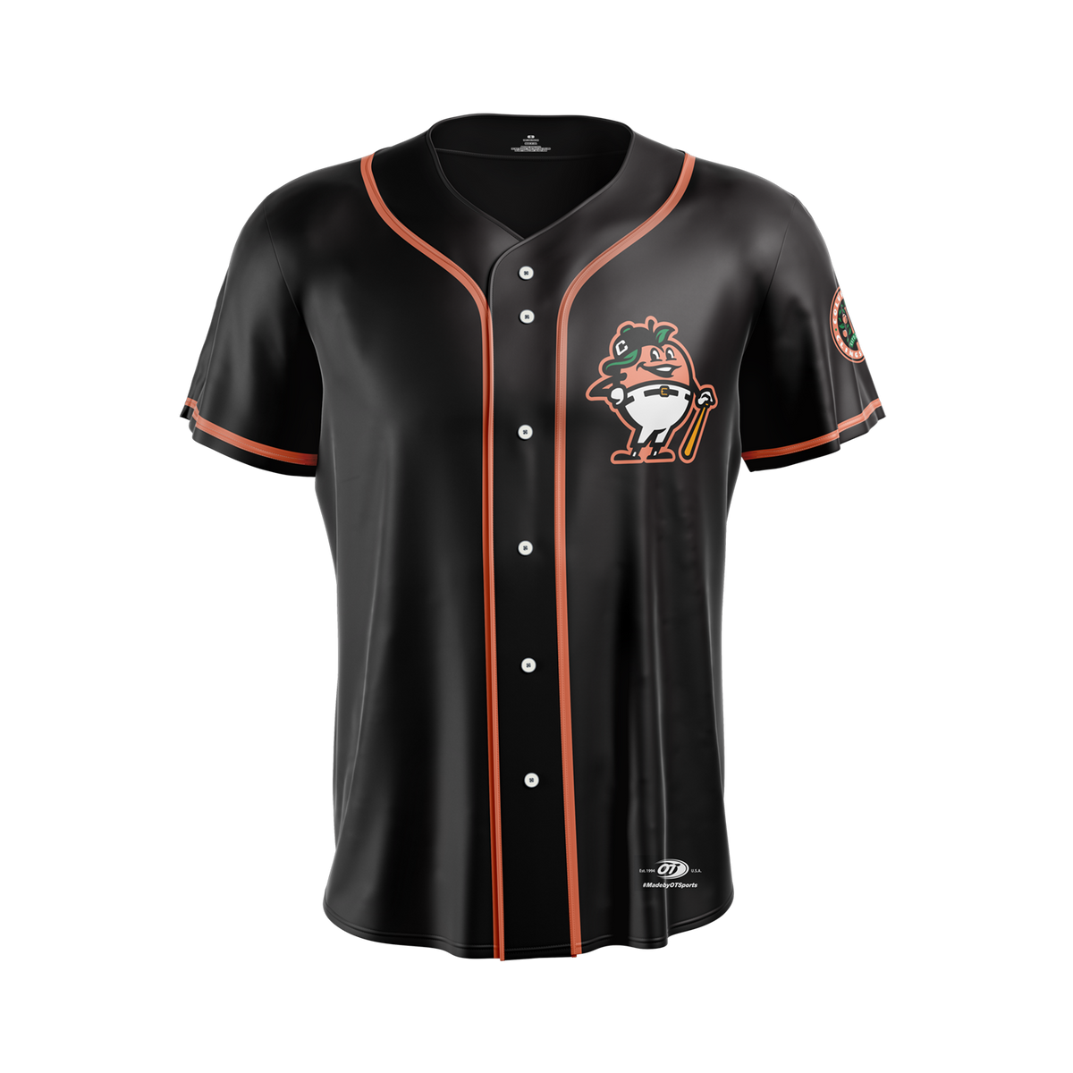 Adult Premium Authentic Alt Black Jersey